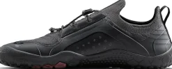 Hiking Shoes & Boots|Running Shoes-Vivobarefoot Womens Primus Trail Knit FG Shoes - Obsidian-Obsidian