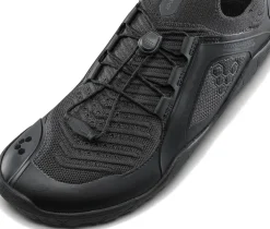 Hiking Shoes & Boots|Running Shoes-Vivobarefoot Womens Primus Trail Knit FG Shoes - Obsidian-Obsidian