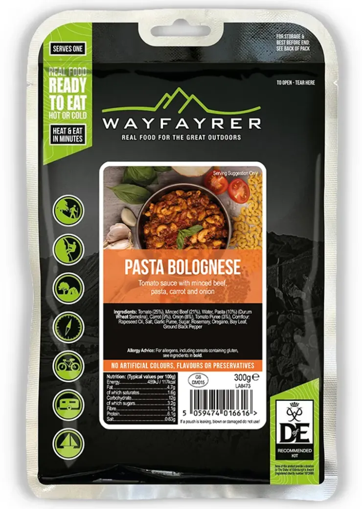 Lunch/ Dinner-Wayfayrer Pasta Bolognese Beef