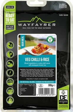 Lunch/ Dinner-Wayfayrer Vegetable Chilli and Rice