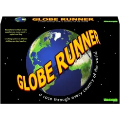 Games|Travel Accessories-Wildcard Games Globe Runner Board Game