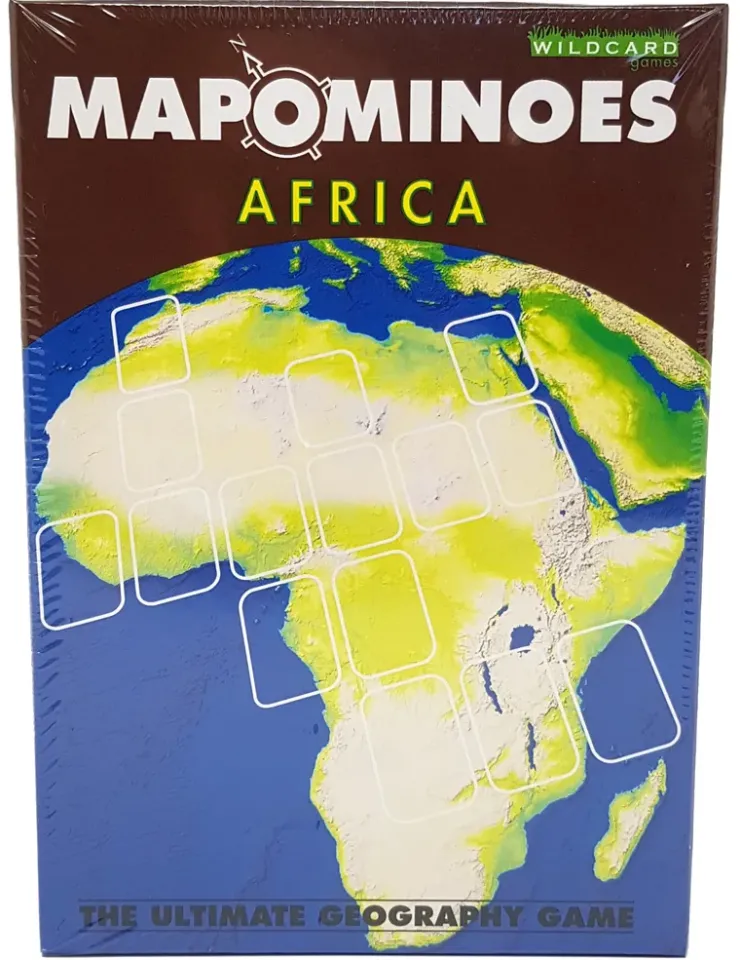 Games|Travel Accessories-Wildcard Games Mapominoes - The Ultimate Geography Game - Africa