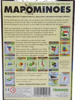 Games|Travel Accessories-Wildcard Games Mapominoes - The Ultimate Geography Game - Africa