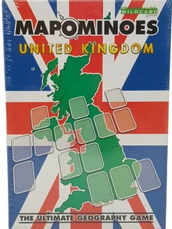 Games|Travel Accessories-Wildcard Games Mapominoes - The Ultimate Geography Game - UK