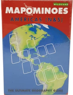 Games|Travel Accessories-Wildcard Games Mapominoes - The Ultimate Geography Game - Americas