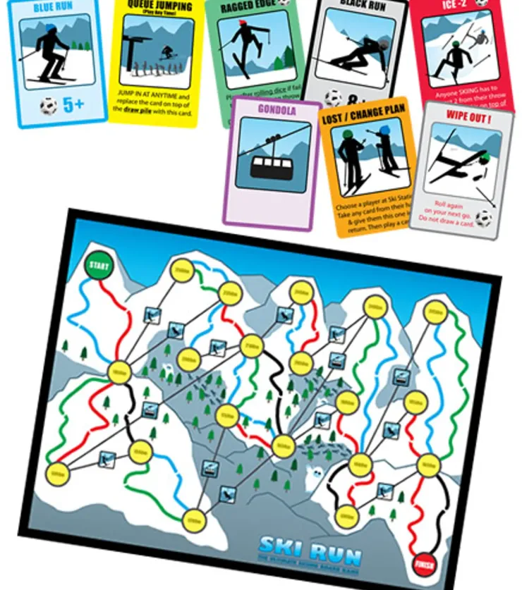 Games|Travel Accessories-Wildcard Games Ski Run Game