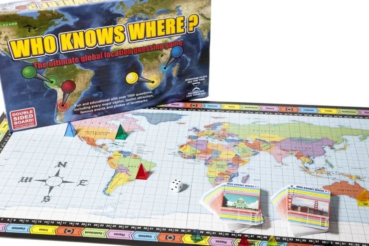 Games|Travel Accessories-Wildcard Games Who Knows Where Board Game