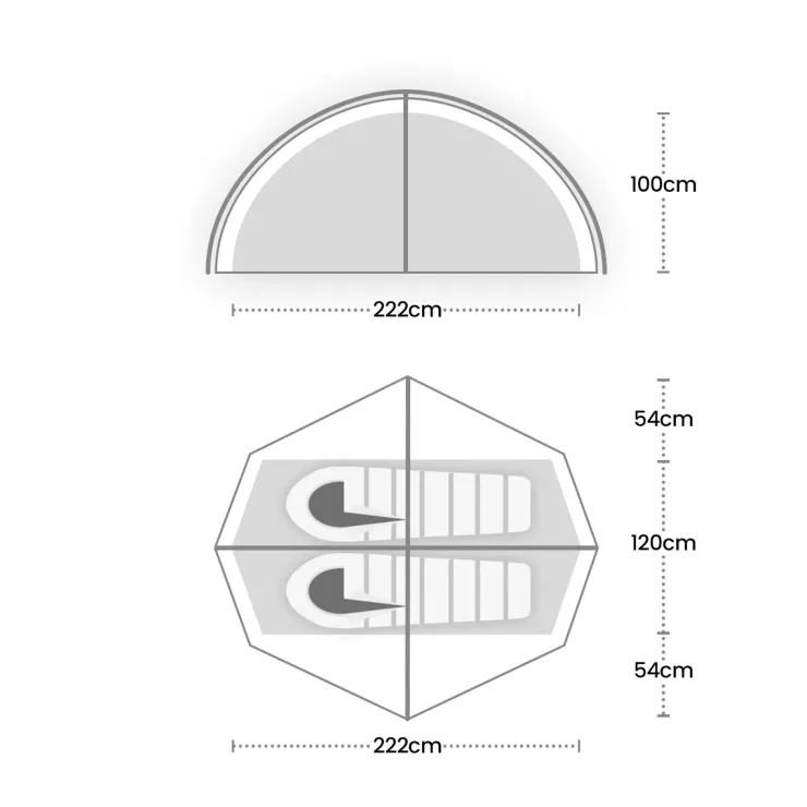 Backpacking & Lightweight Tents-Wild Country Helm Compact 2 Tent