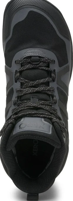 Hiking Shoes & Boots|Mid Height Boots-Xero Shoes Mens Scrambler Mid II WP Boot - Black-Asphalt