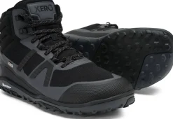 Hiking Shoes & Boots|Mid Height Boots-Xero Shoes Mens Scrambler Mid II WP Boot - Black-Asphalt