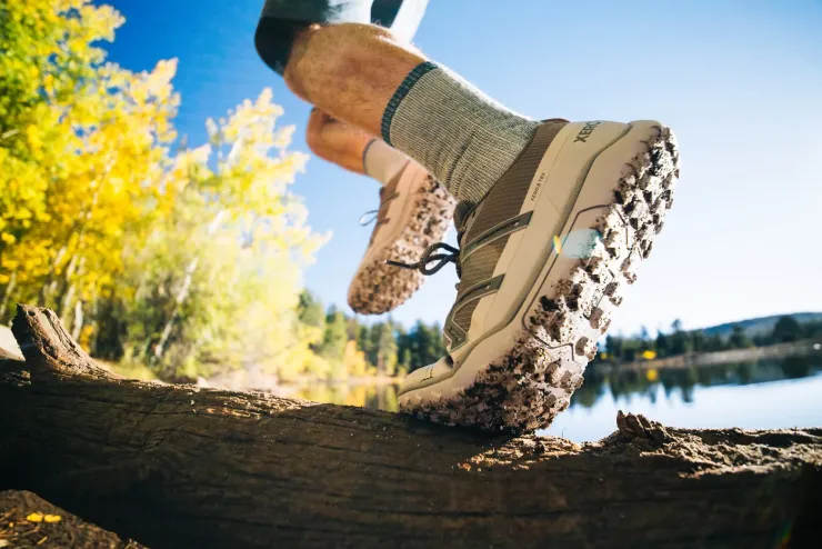 Hiking Shoes & Boots|Walking Shoes-Xero Shoes Mens Scrambler Trail Low WP Shoe - Black-Asphalt