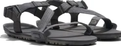 Hiking Shoes & Boots|Sandals-Xero Shoes Mens Z-Trail EV Sandals - Steel Gray-Asphalt