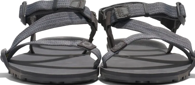 Hiking Shoes & Boots|Sandals-Xero Shoes Mens Z-Trail EV Sandals - Steel Gray-Asphalt