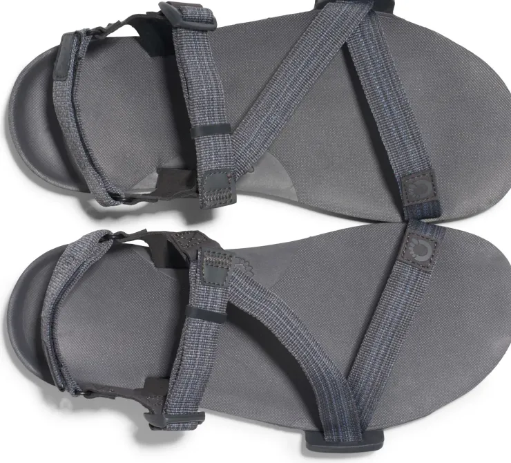 Hiking Shoes & Boots|Sandals-Xero Shoes Mens Z-Trail EV Sandals - Steel Gray-Asphalt