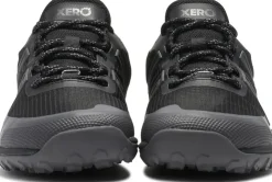 Hiking Shoes & Boots|Walking Shoes-Xero Shoes Womens Scrambler Trail Low WP Shoe - Black-Asphalt