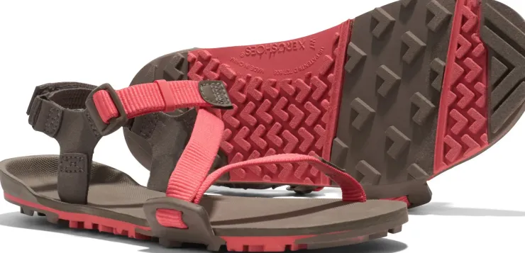 Hiking Shoes & Boots|Sandals-Xero Shoes Womens Z-Trail EV Sandals - Sunset Coral-Morel