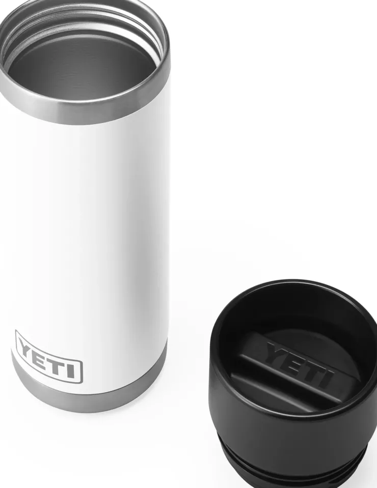 Coffee Mugs & Flasks-Yeti Rambler 18oz HotShot Bottle - White