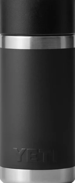 Coffee Mugs & Flasks-Yeti Rambler 12oz HotShot Bottle - Black