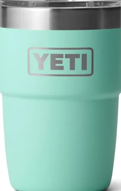 Coffee Mugs & Flasks-Yeti Rambler 8oz Stackable Cup - Seafoam