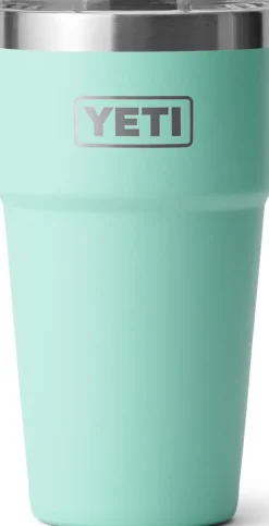 Coffee Mugs & Flasks-Yeti Rambler 20oz Stackable Cup - Seafoam