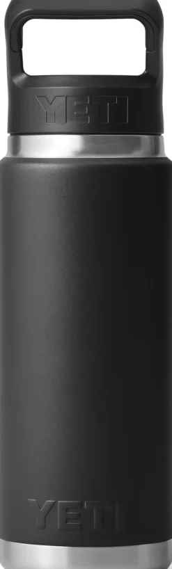 Coffee Mugs & Flasks-Yeti Rambler 26oz Straw Bottle - Black