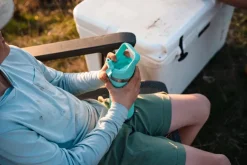 Coffee Mugs & Flasks-Yeti Rambler 26oz Straw Bottle - Seafoam