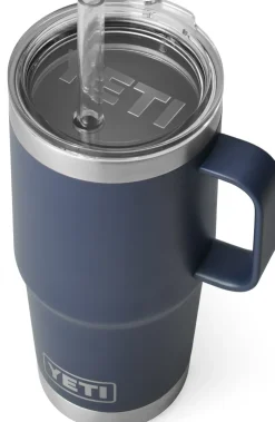 Coffee Mugs & Flasks-Yeti Rambler 25oz Straw Mug - Navy