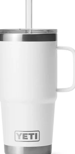 Coffee Mugs & Flasks-Yeti Rambler 25oz Straw Mug - White