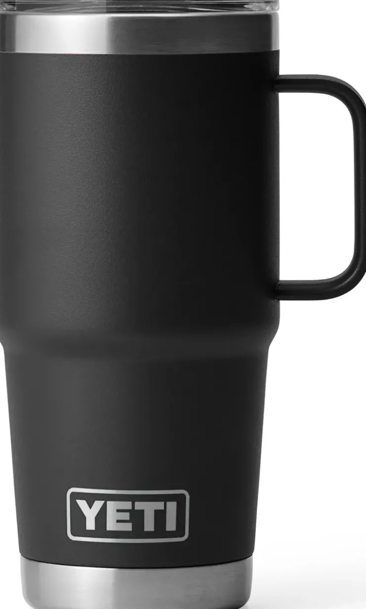 Coffee Mugs & Flasks-Yeti Rambler 20oz Travel Mug - Black