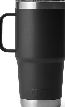 Coffee Mugs & Flasks-Yeti Rambler 20oz Travel Mug - Black