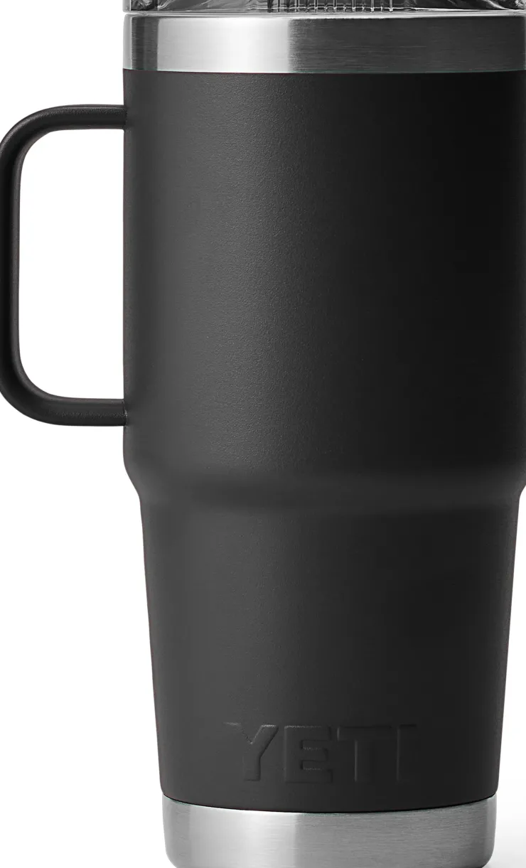 Coffee Mugs & Flasks-Yeti Rambler 20oz Travel Mug - Black