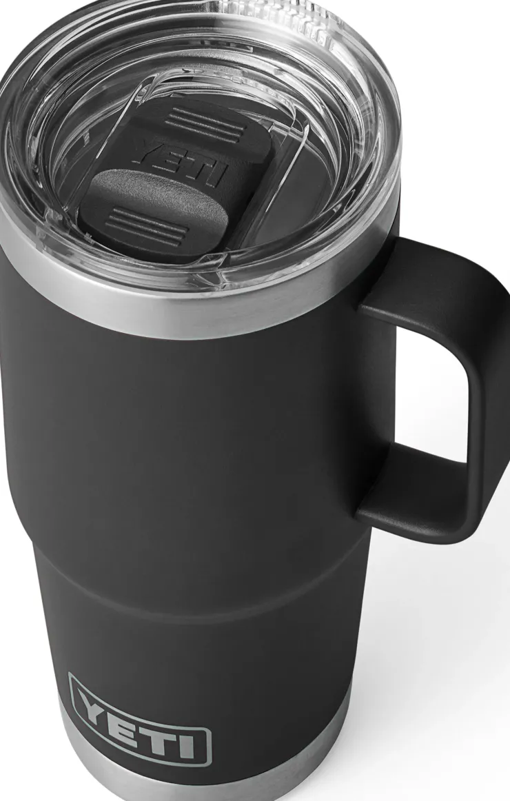 Coffee Mugs & Flasks-Yeti Rambler 20oz Travel Mug - Black