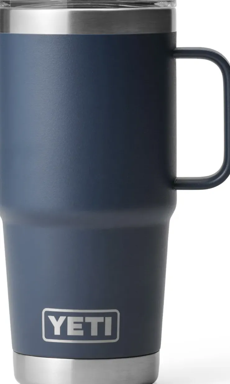 Coffee Mugs & Flasks-Yeti Rambler 20oz Travel Mug - Navy