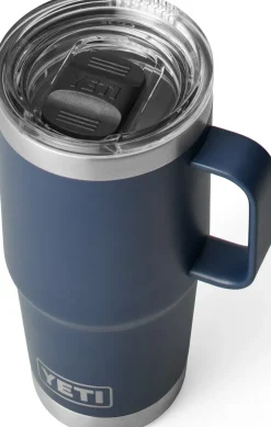 Coffee Mugs & Flasks-Yeti Rambler 20oz Travel Mug - Navy