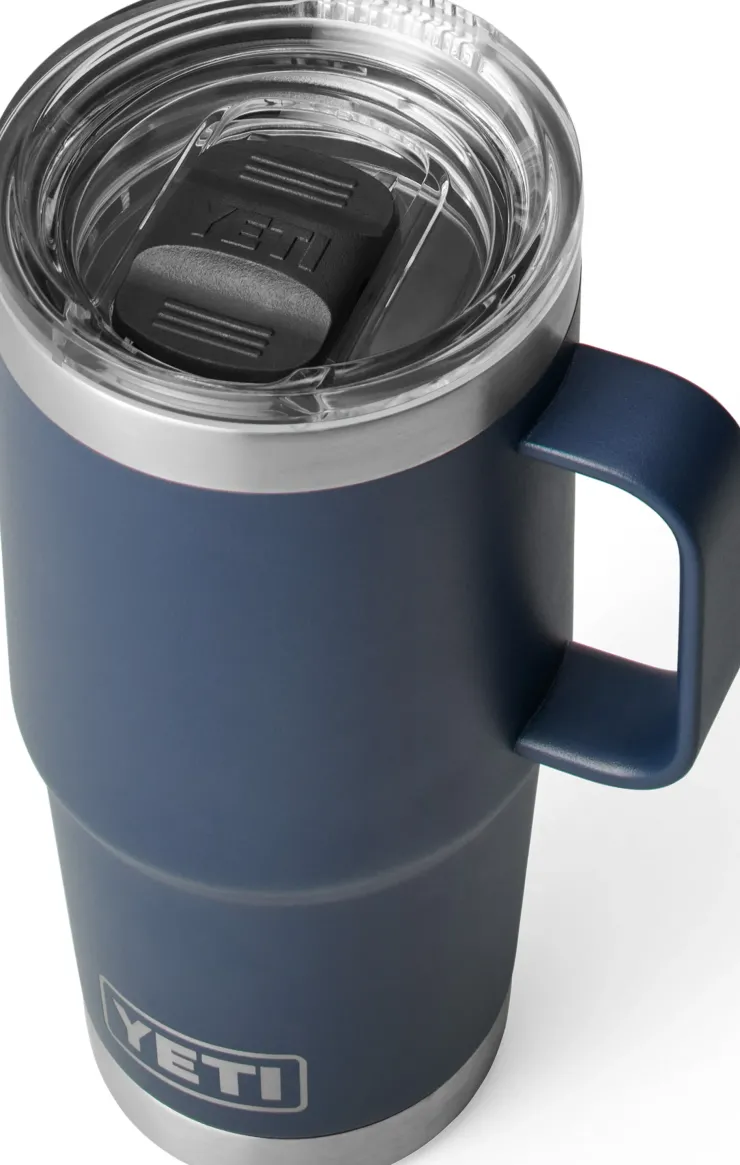 Coffee Mugs & Flasks-Yeti Rambler 20oz Travel Mug - Navy
