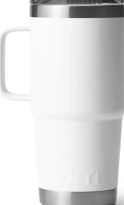 Coffee Mugs & Flasks-Yeti Rambler 20oz Travel Mug - White
