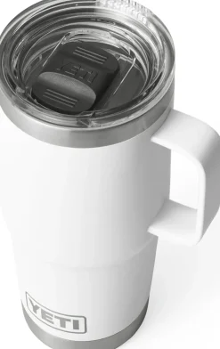 Coffee Mugs & Flasks-Yeti Rambler 20oz Travel Mug - White