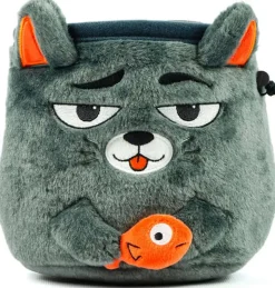 Chalk & Chalkbags-YY Vertical Chalk Bag - Grey Cat